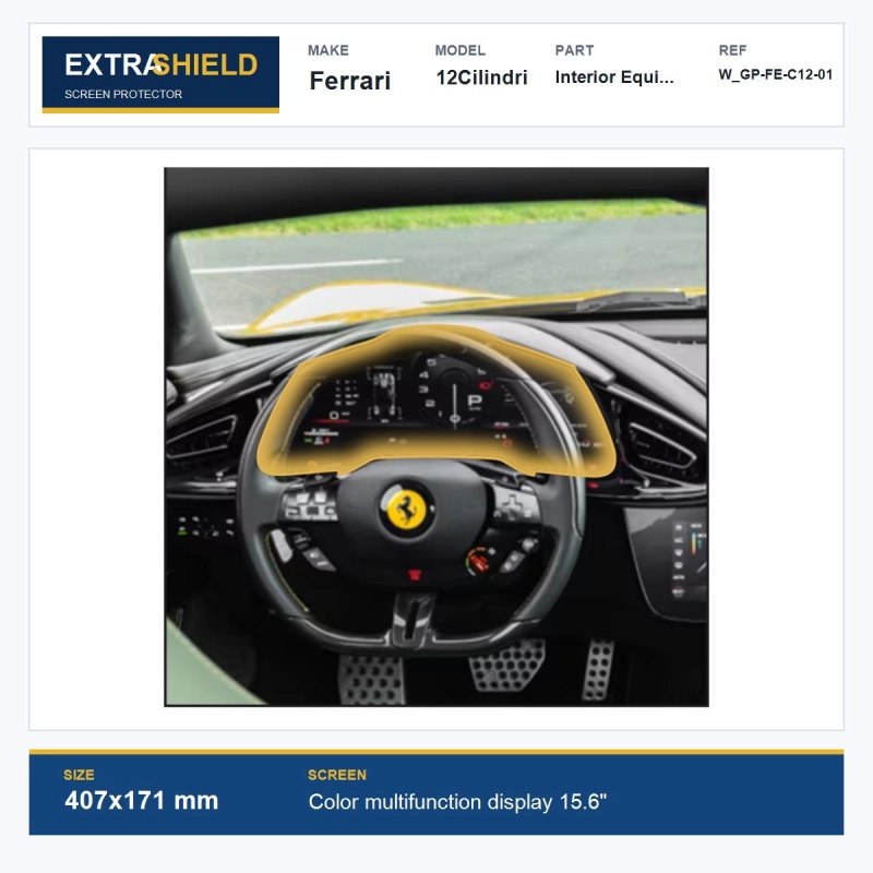 Ferrari 12Cilindri Interior Equipment ExtraShield Screen Protector