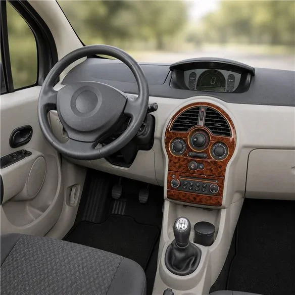 Renault Modus 2004+ kit décor tableau de bord 3D, 4 pièces