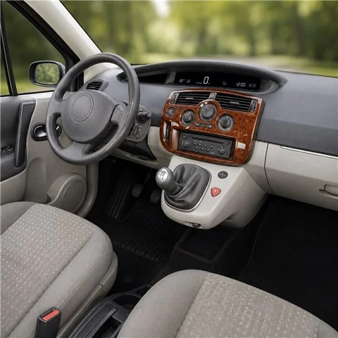 Renault Megane Scenic 2003-2010 kit décor tableau de bord 3D, 7 pièces