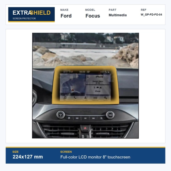 Ford Focus Multimedia ExtraShield Screen Protector