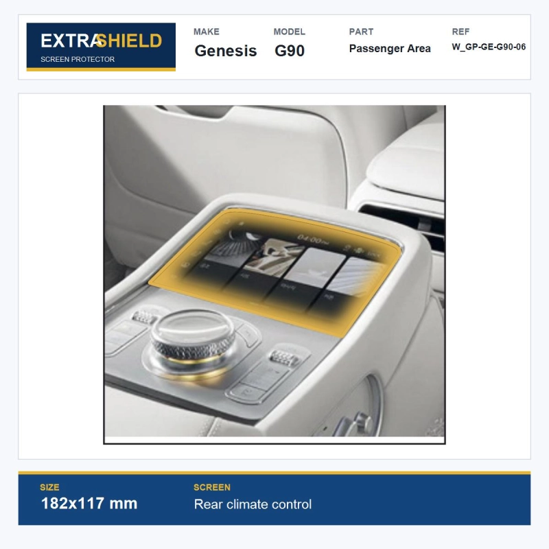 Genesis G90 Passenger Area ExtraShield Screen Protector
