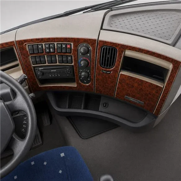 Renault Premium Midlum Kerax 2005+ kit décor tableau de bord 3D, 12 pièces