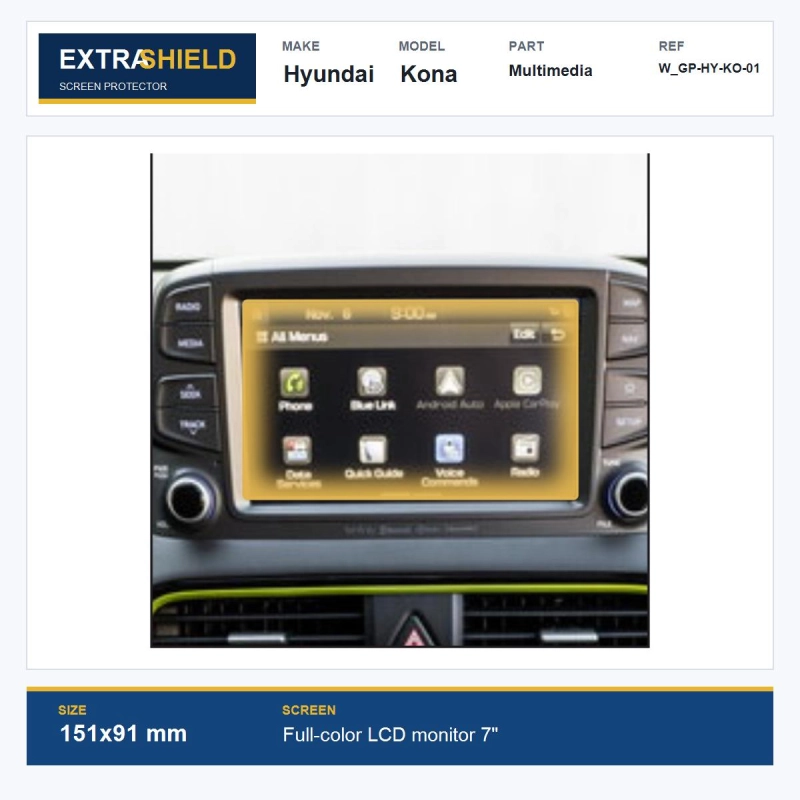 Hyundai Kona Multimedia ExtraShield Screen Protector