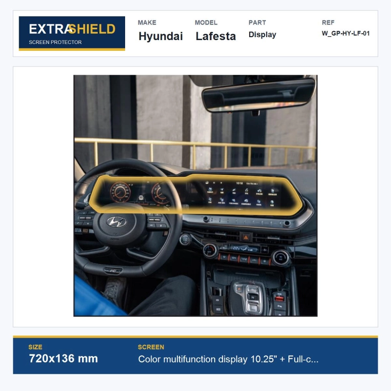 Hyundai Lafesta Display ExtraShield Screen Protector