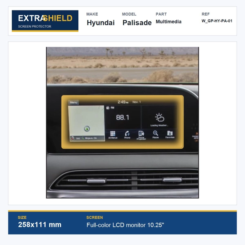 Hyundai Palisade Multimedia ExtraShield Screen Protector