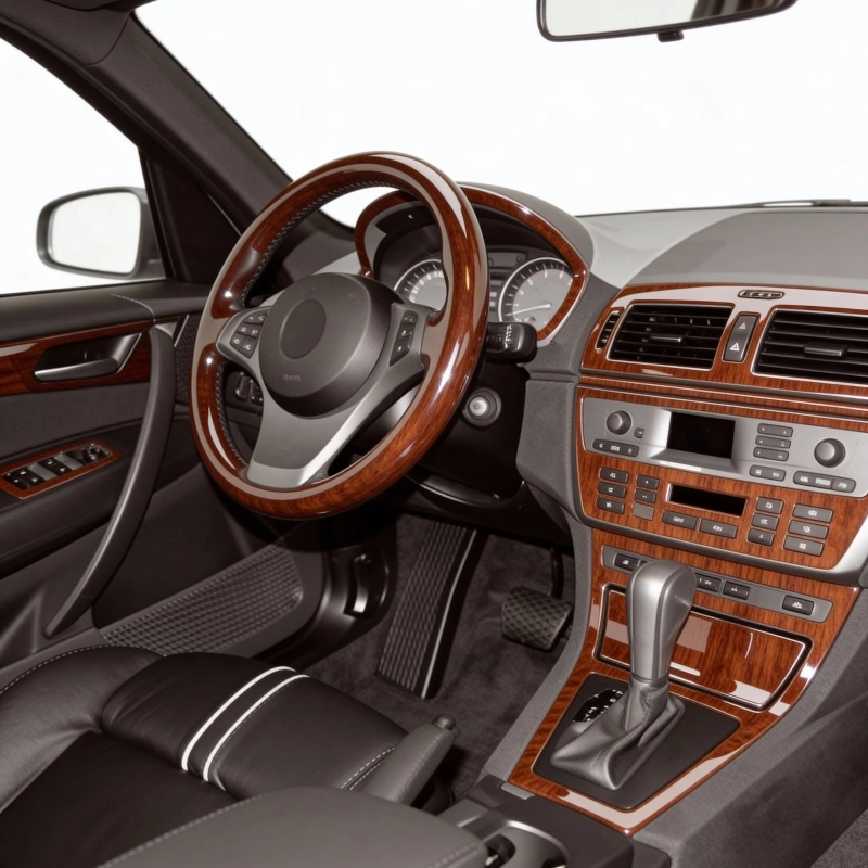 BMW X3 E83 2003+ kit décor tableau de bord 3D, 12 pièces