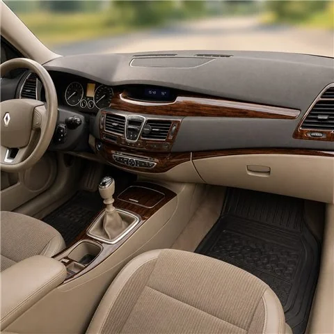 Renault Laguna 2009+ kit décor tableau de bord 3D, 4 pièces