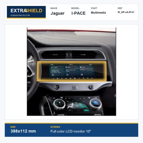 Jaguar I-PACE Multimedia ExtraShield Screen Protector