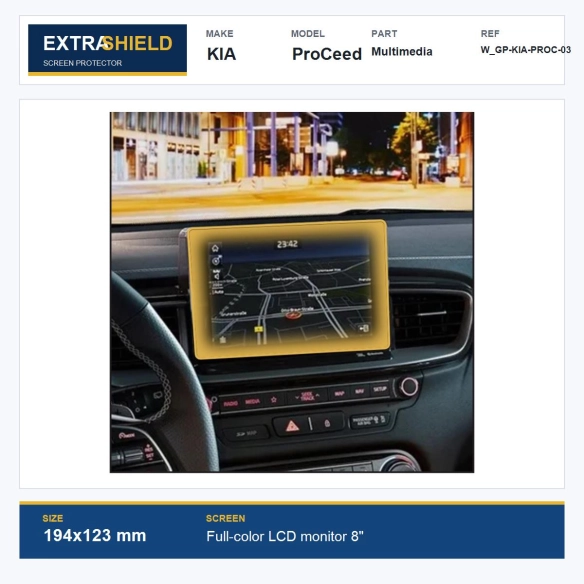 KIA ProCeed Multimedia ExtraShield Screen Protector