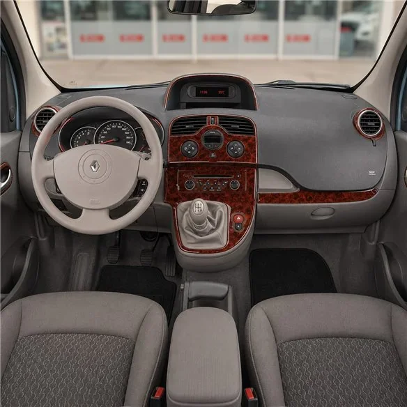 Renault Kangoo 2008-2011 kit décor tableau de bord 3D, 14 pièces