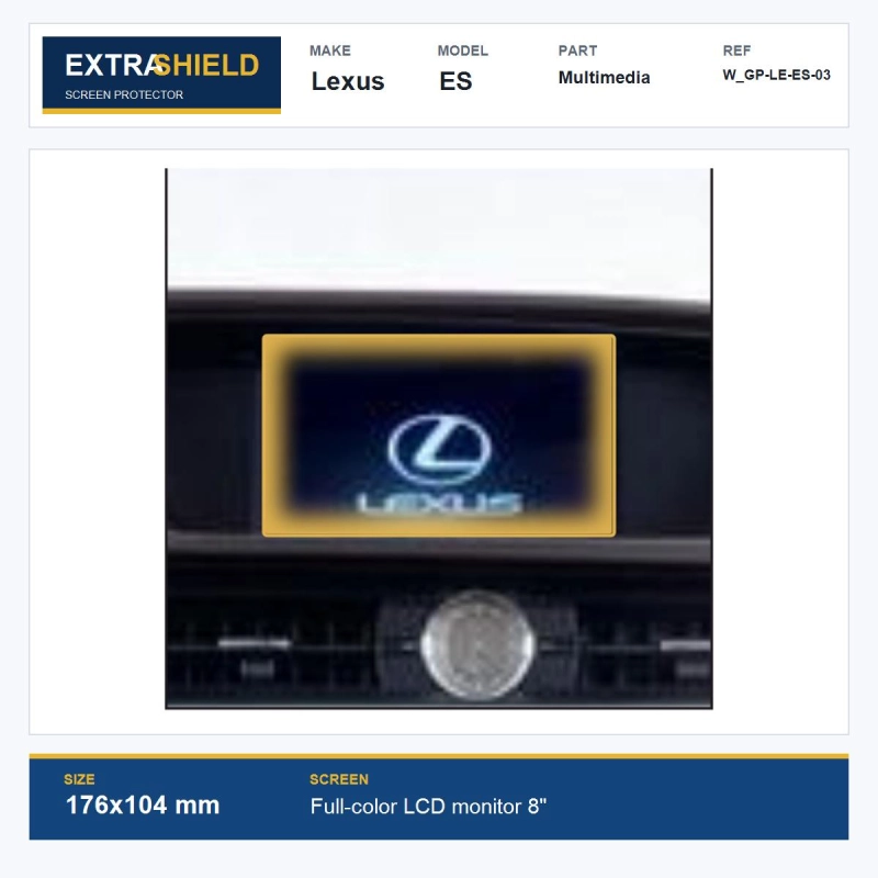 Lexus ES Multimedia ExtraShield Screen Protector