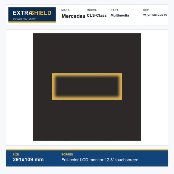 Mercedes CLS-Class Multimedia ExtraShield Screen Protector