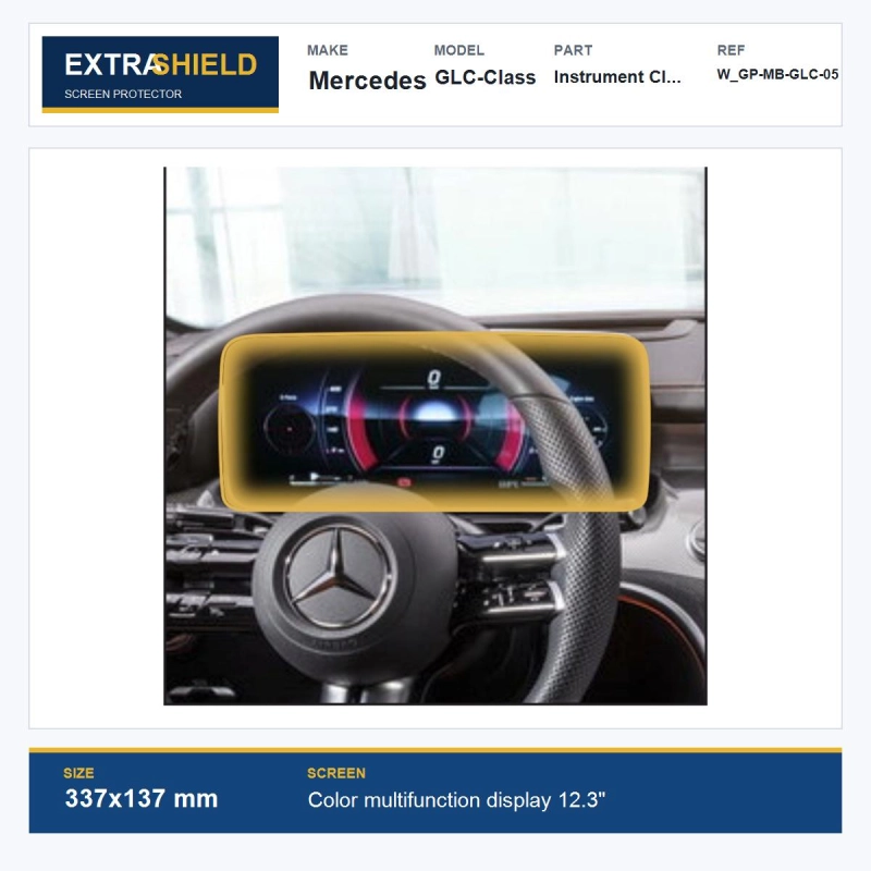 Mercedes GLC-Class Instrument Cluster ExtraShield Screen Protector