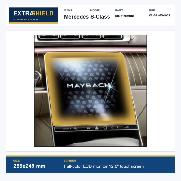 Mercedes S-Class Multimedia ExtraShield Screen Protector