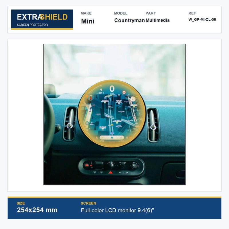 Mini Countryman Multimedia ExtraShield Screen Protector