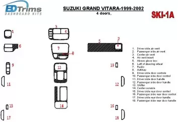 Suzuki Grand Vitara 1999-2002 Suzuki Grи Vitara/XL7,1999-UP, Automatic Gearbox, Ensemble Complet, 4 Doors BD Décoration de table