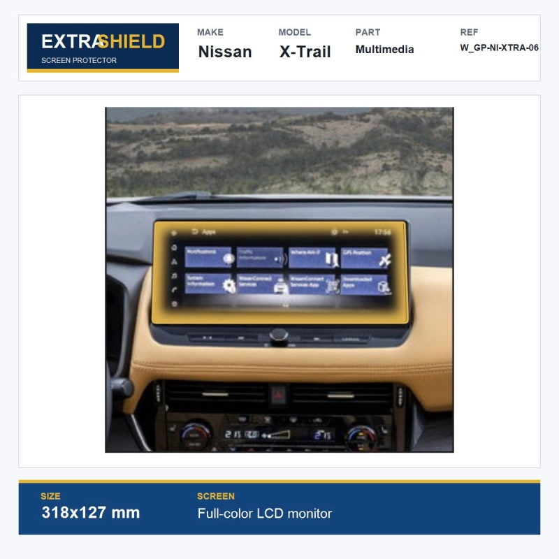 Nissan X-Trail Multimedia ExtraShield Screen Protector