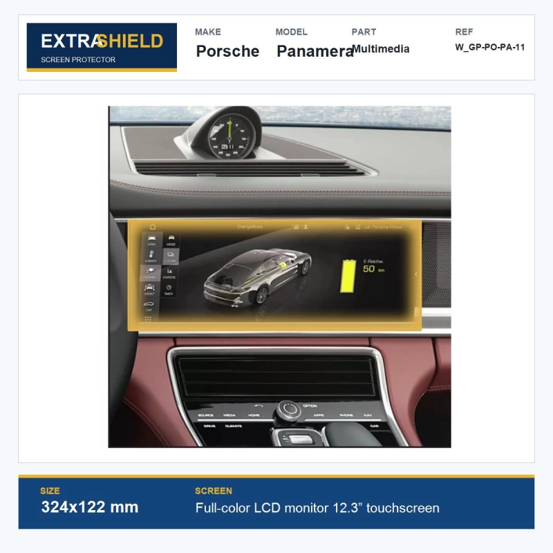 Porsche Panamera Multimedia ExtraShield Screen Protector