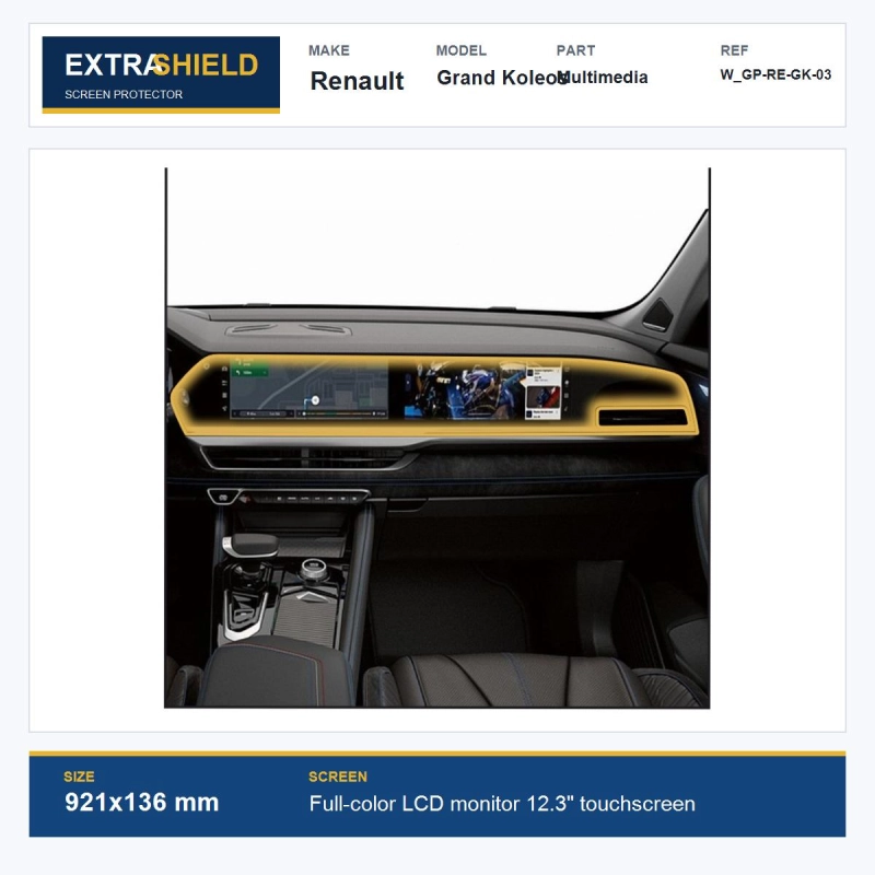 Renault Grand Koleos Multimedia ExtraShield Screen Protector