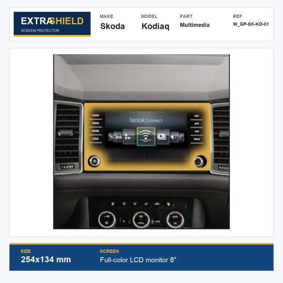 Skoda Kodiaq Multimedia ExtraShield Screen Protector