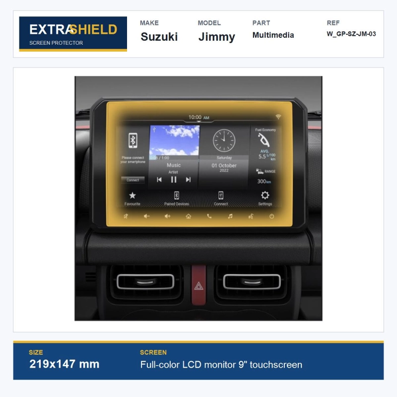 Suzuki Jimmy Multimedia ExtraShield Screen Protector