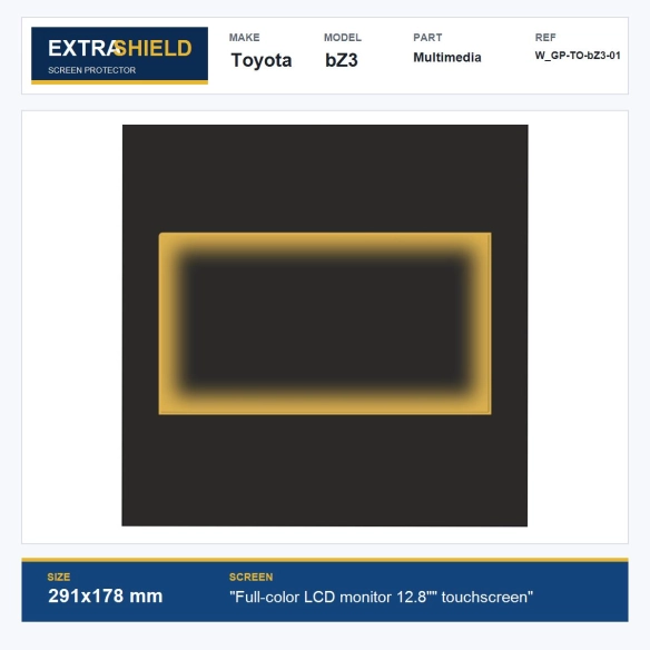 Toyota bZ3 Multimedia ExtraShield Screen Protector