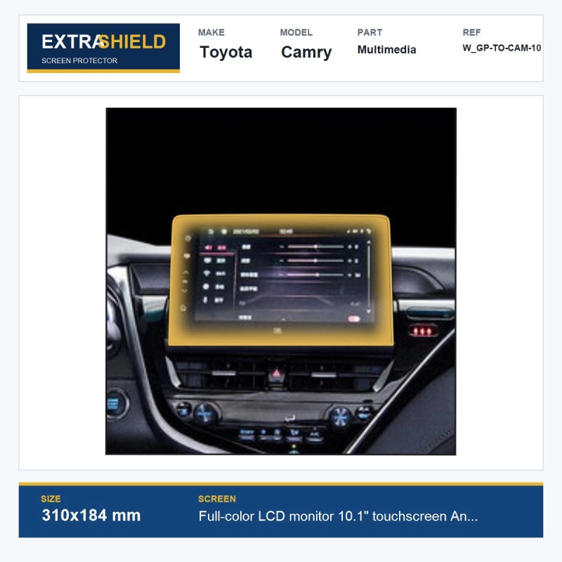 Toyota Camry Multimedia ExtraShield Screen Protector