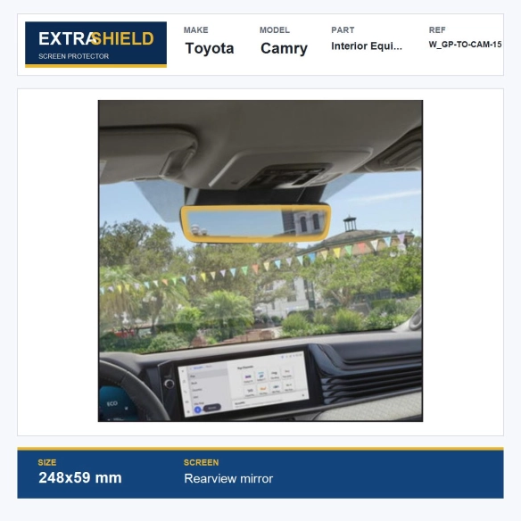 Toyota Camry Interior Equipment ExtraShield Screen Protector