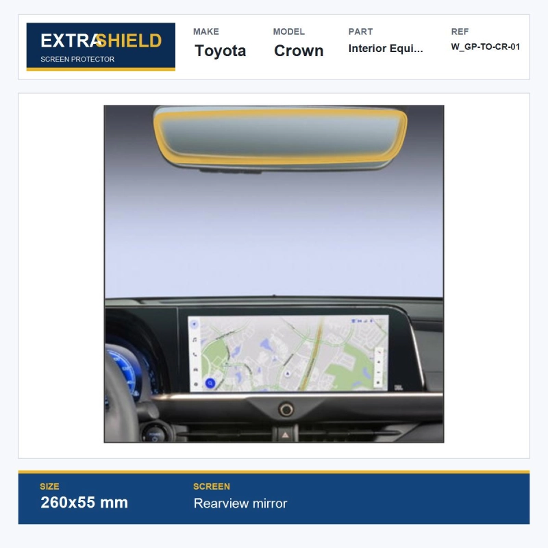 Toyota Crown Interior Equipment ExtraShield Screen Protector