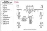 Toyota Camry 2002-2004 Ensemble Complet, Boîte automatique, Sans NAVI system, Sans OEM BD Kit la décoration du tableau de bord