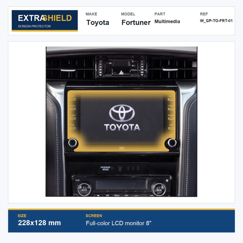 Toyota Fortuner Multimedia ExtraShield Screen Protector