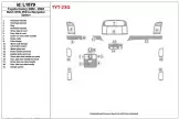 Toyota Camry 2002-2004 OEM Compliance, Sans NAVI system BD Kit la décoration du tableau de bord