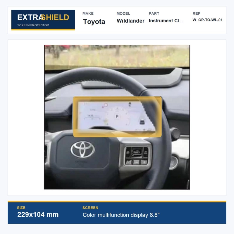 Toyota Wildlander Instrument Cluster ExtraShield Screen Protector