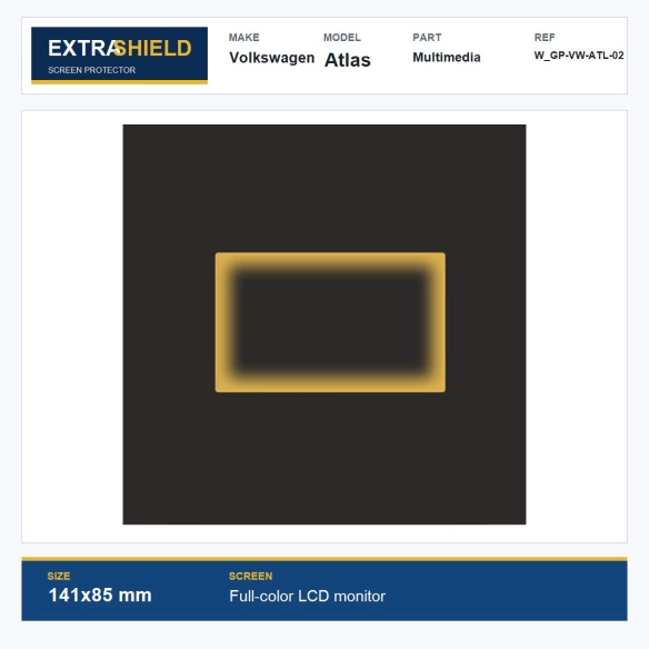 Volkswagen Atlas Multimedia ExtraShield Screen Protector