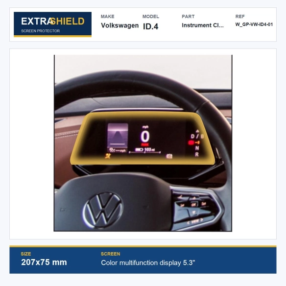 Volkswagen ID.4 Instrument Cluster ExtraShield Screen Protector