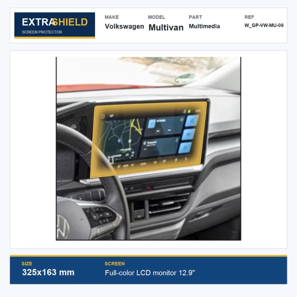 Volkswagen Multivan Multimedia ExtraShield Screen Protector