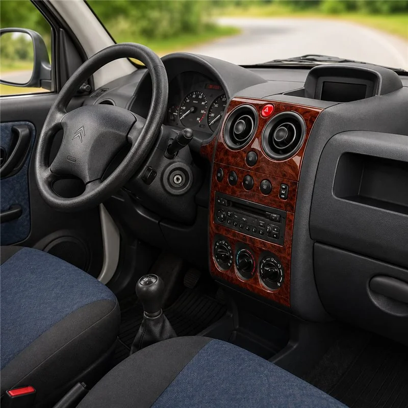 Citroen Berlingo 2002-2008 kit décor tableau de bord 3D, 11 pièces