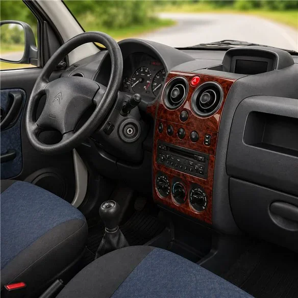 Citroen Berlingo 2002-2008 kit décor tableau de bord 3D, 11 pièces