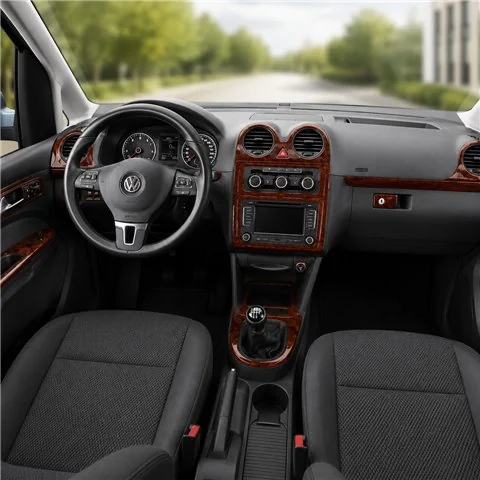 Volkswagen Caddy set complet 2011+ kit décor tableau de bord 3D, 22 pièces