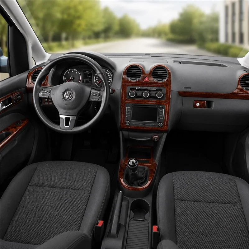 Volkswagen Caddy set complet 2011+ kit décor tableau de bord 3D, 22 pièces