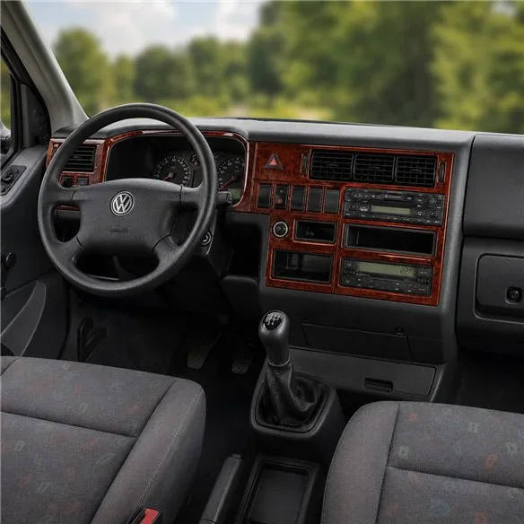 Volkswagen Transporter T4 1998-2003 kit décor tableau de bord 3D, 18 pièces
