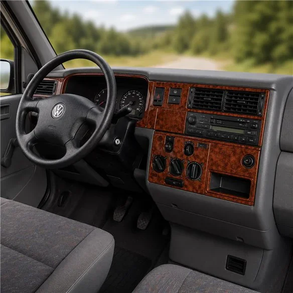 Volkswagen Transporter T4 1996-1998 kit décor tableau de bord 3D, 20 pièces