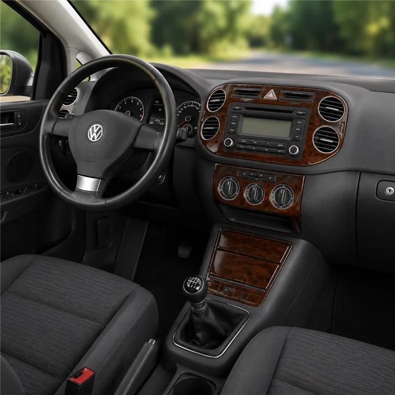 Volkswagen Golf V Plus 2004+ kit décor tableau de bord 3D, 16 pièces