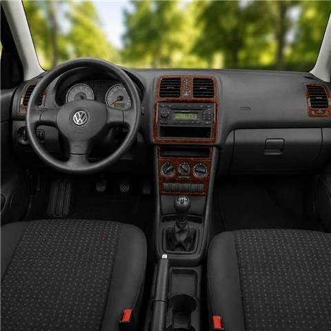 Volkswagen Polo 6N2 1999+-08 01 kit décor tableau de bord 3D, 16 pièces