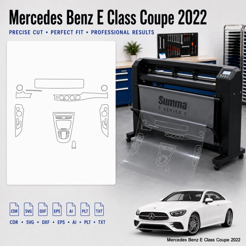 Gabarit de découpe intérieur Mercedes Benz Cla 2022 pour PPF et covering