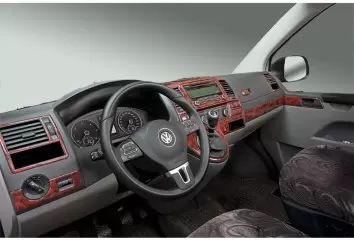 Volkswagen Carevelle T6 2009 Kit la décoration du tableau de bord 37-Pièce - 1 - habillage decor de tableau de bord