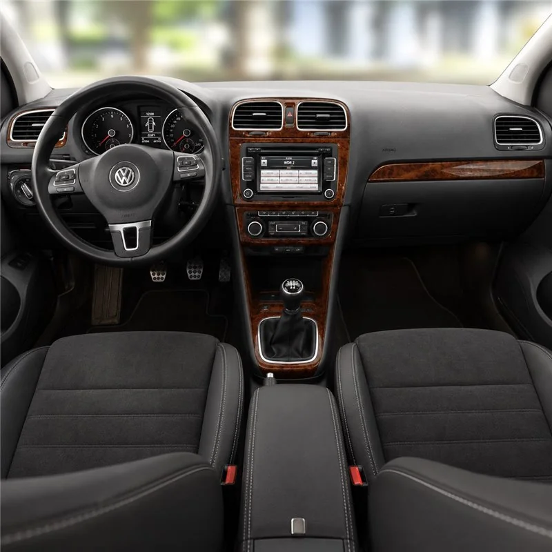 Volkswagen Polo V 6R 2009+ kit décor tableau de bord 3D, 14 pièces