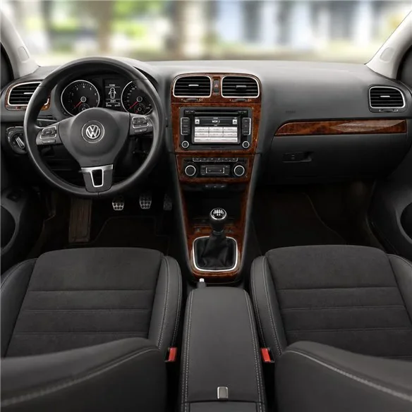 Volkswagen Polo V 6R 2009+ kit décor tableau de bord 3D, 14 pièces
