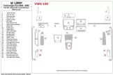 Volkswagen EOS 2006-2009 Ensemble Complet, Boîte automatique, Aircondition BD Kit la décoration du tableau de bord