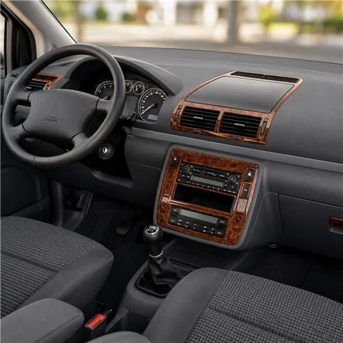 Volkswagen Sharan 2000-2009 kit décor tableau de bord 3D, 24 pièces